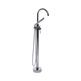 'The Waterlands' No.172PC Freestanding Floor Mounted Tub Faucet in Polished Chrome