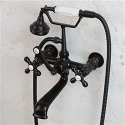 Victoriana Wall Mount Tub Faucet Oil Rubbed Bronze | Baths Of Distinction