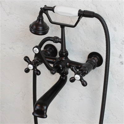 Victoriana Wall Mount Tub Faucet Oil Rubbed Bronze | Baths Of Distinction