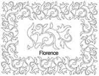Digital Quilting Design Florence Border Set by Anne Bright.