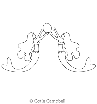 Mermaid Motif by AC Designs.