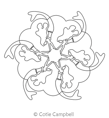 Mermaid Sea Star Motif by AC Designs.