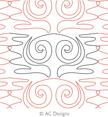 Digital Quilting Design Modern Aztec Panto 2 by AC Designs.