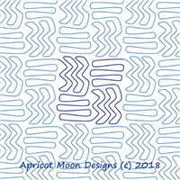 Digital Quilting Design African Storm by Apricot Moon.