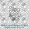 Digital Quilting Design AlphaDoodle by Apricot Moon.