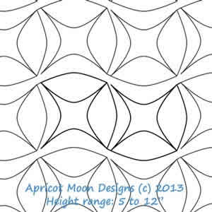 Digital Quilting Design Bread Basket by Apricot Moon.