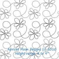 Digital Quilting Design Buzz by Apricot Moon.