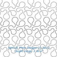 Digital Quilting Design Classic Stipple by Apricot Moon.