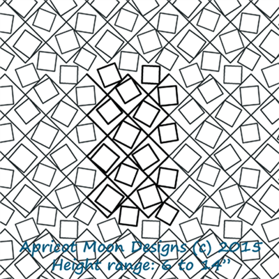 Digital Quilting Design Confetti by Apricot Moon.