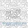 Digital Quilting Design Rose Garden by Apricot Moon.