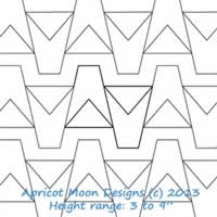 Digital Quilting Design Tumbler by Apricot Moon.