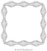 Digital Quilting Design Ebb and Flow Large Frame by Andi Rudebusch.
