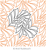 Digital Quilting Design Frolicking Fern by Andi Rudebusch.