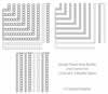 Digital Quilting Design Simple Piano Keys Set by Crystal Smythe.