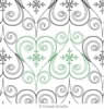 Digital Quilting Design Winter Love by Crystal Smythe.