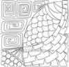Digital Quilting Design Zendoodle Tile 3 by Crystal Smythe.