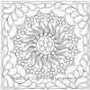 Digital Quilting Design Cyndi's Dresden Plate - Flower and Feathers Set by Cyndi Herrmann.