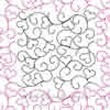 Digital Quilting Design Hearts in a Swirl by Cyndi Herrmann.