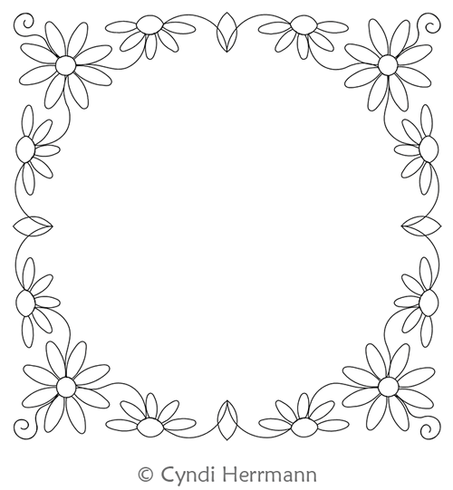 Daisy Swirl Frame | Cyndi Herrmann