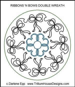 Ribbons & Bows Double Wreath