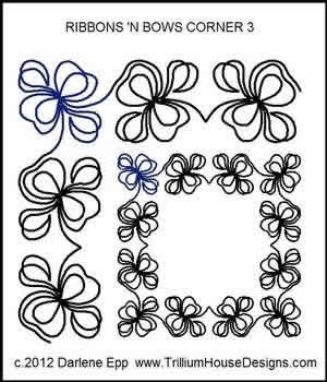 Ribbons & Bows Border 3 with Corner