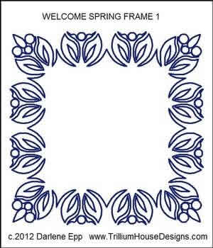 Welcome Spring Frame 1
