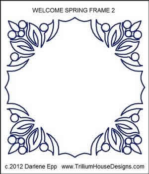 Welcome Spring Frame 2