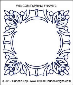 Welcome Spring Frame 3