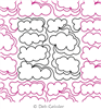 Digital Quilting Design Clouds 2 E2E by Deb Geissler.