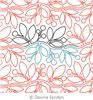 Digital Quilting Design Hint of Spring Large by Dawna Sanders.