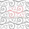 Digital Quilting Design Lily of the Valley by Dawna Sanders.