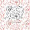 Digital Quilting Design Cardinal Climbers E2E by Iris QuiltGarden.