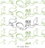 Digital Quilting Design Aussie Animals 2 Border or Panto by Judy Barr.