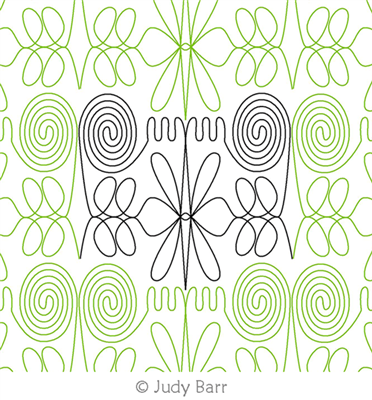 Digital Quilting Design Geometry Fun 1 by Judy Barr.