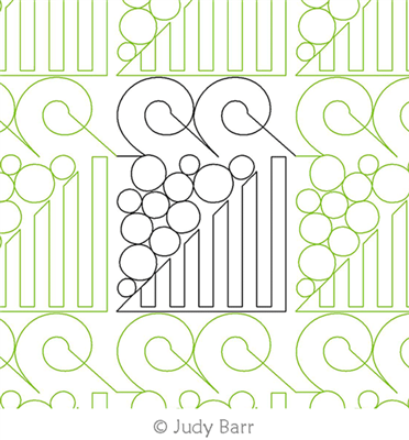 Digital Quilting Design Geometry Fun 2 by Judy Barr.