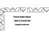 Digital Quilting Design French Braid Set 2 Sashing and Corner by Judith Kraker.