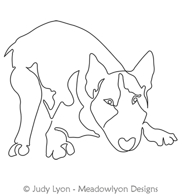 Doggies 1 Mini Bull Terrier Motif download.