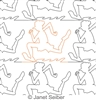 Digitized Longarm Quilting Design Fun Runner Border or Panto was designed by Janet Seiber.