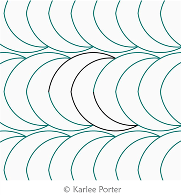 Digital Quilting Design Bumpy Bliss by Karlee Porter.