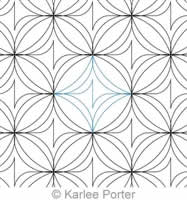 Digital Quilting Design Elegant Orange Peel by Karlee Porter.