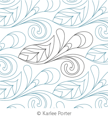 Digitized Longarm Quilting Design Fauna was designed by Karlee Porter.