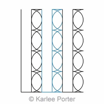 Digital Quilting Design Karlee's Border 10 by Karlee Porter.