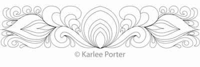 Digital Quilting Design Karlee's Border 2 by Karlee Porter.