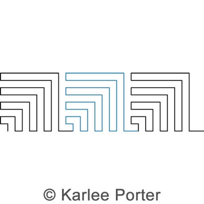 Digital Quilting Design Karlee's Border 29 by Karlee Porter.