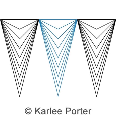 Digital Quilting Design Karlee's Border 36 by Karlee Porter.