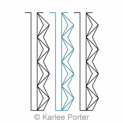 Digital Quilting Design Karlee's Border 4 by Karlee Porter.
