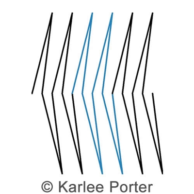 Digital Quilting Design Karlee's Border 44 by Karlee Porter.
