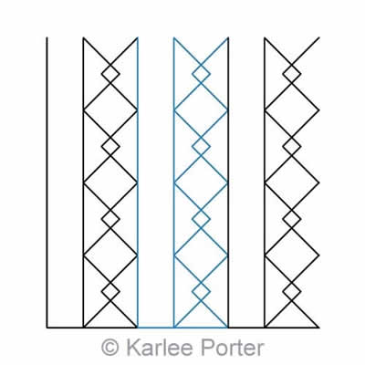 Digital Quilting Design Karlee's Border 5 by Karlee Porter.