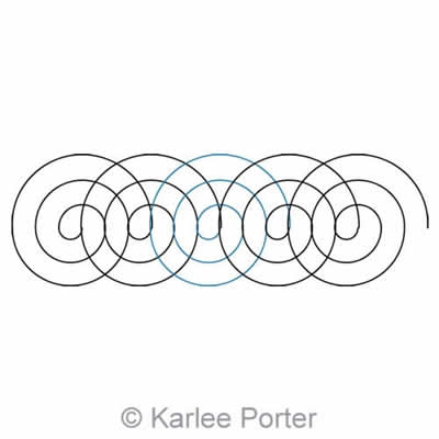 Digital Quilting Design Karlee's Border 70 by Karlee Porter.