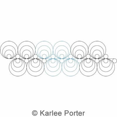 Digital Quilting Design Karlee's Border 89 by Karlee Porter.